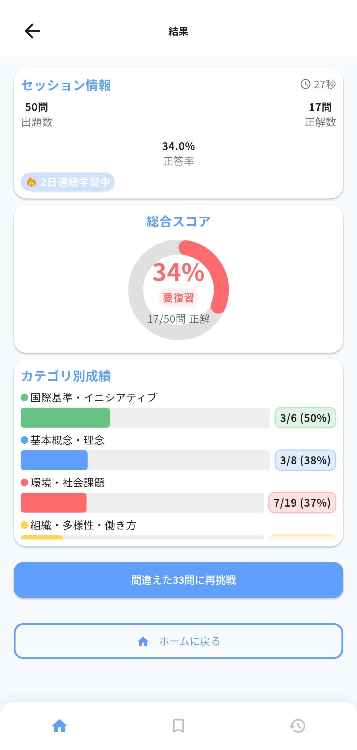 サステナ経営検定アプリ画面4